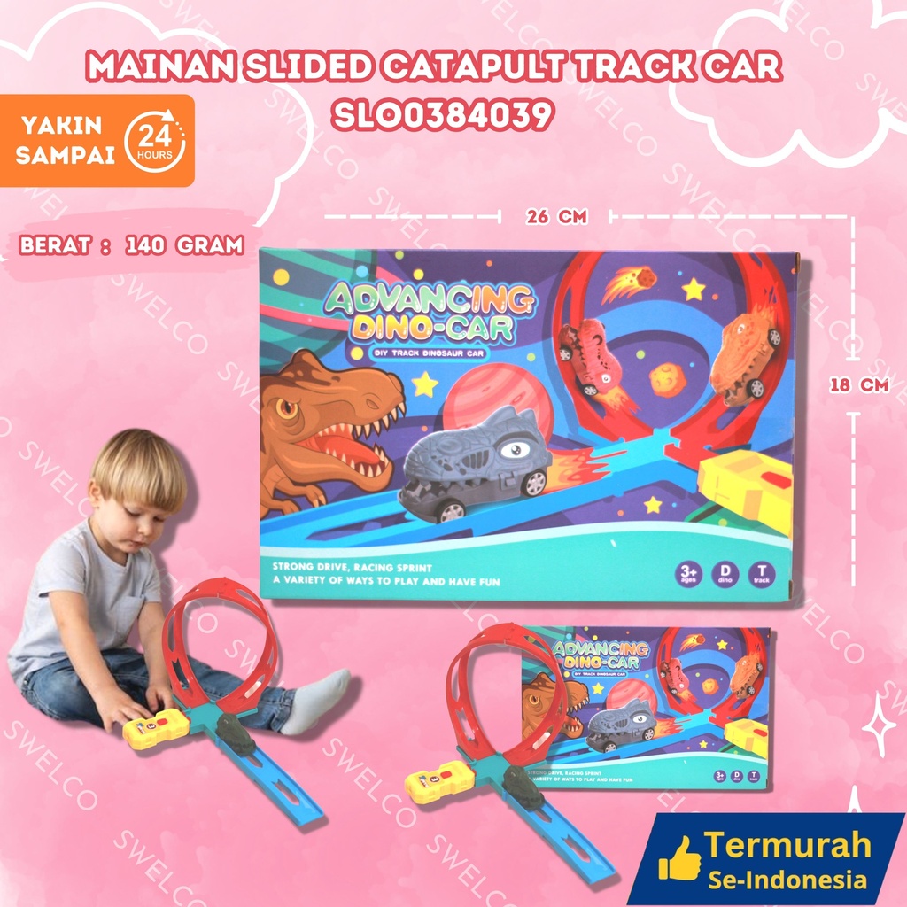 (6160) MAINAN SLIDED CATAPULT TRACK CAR (6160)96PCS BX96