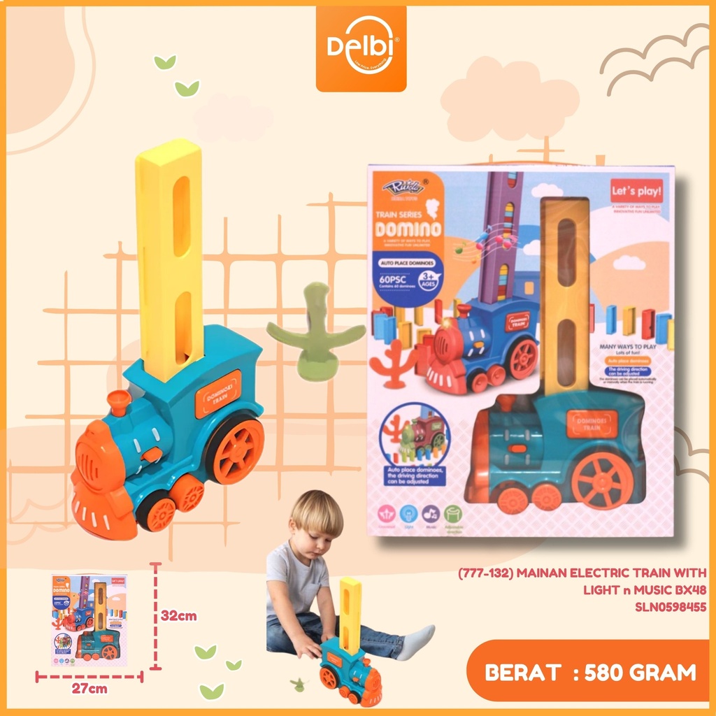 [SLN0598455] (777-132) MAINAN ELECTRIC TRAIN WITH LIGHT n MUSIC BX48