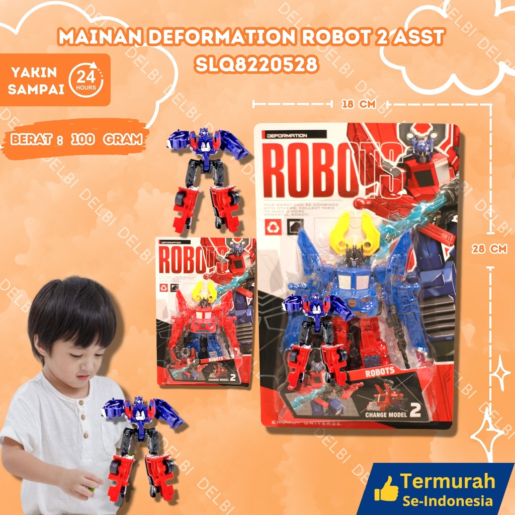 (SD-175) MAINAN DEFORMATION ROBOT 2 ASST ISI 144PCS BX144