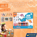 (JC99-6) MAINAN DIY MARINE ANIMAL CRYSTAL COLOR STIKY ART ISI 96PCS PAINTING MEWARNAI BX96