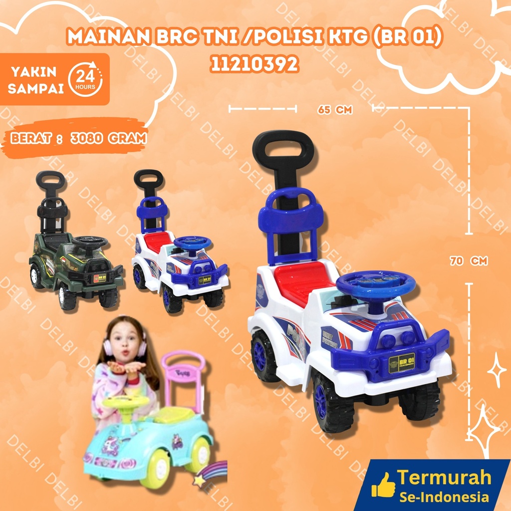 MAINAN BRC TNI /POLISI KTG 4PCS BX4