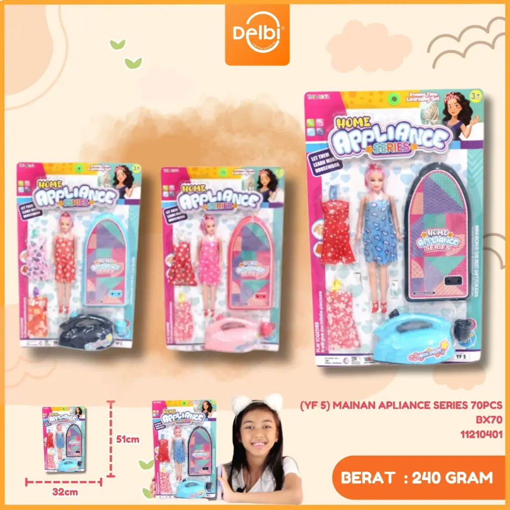 (YF 5) MAINAN APLIANCE SERIES 70PCS BX70