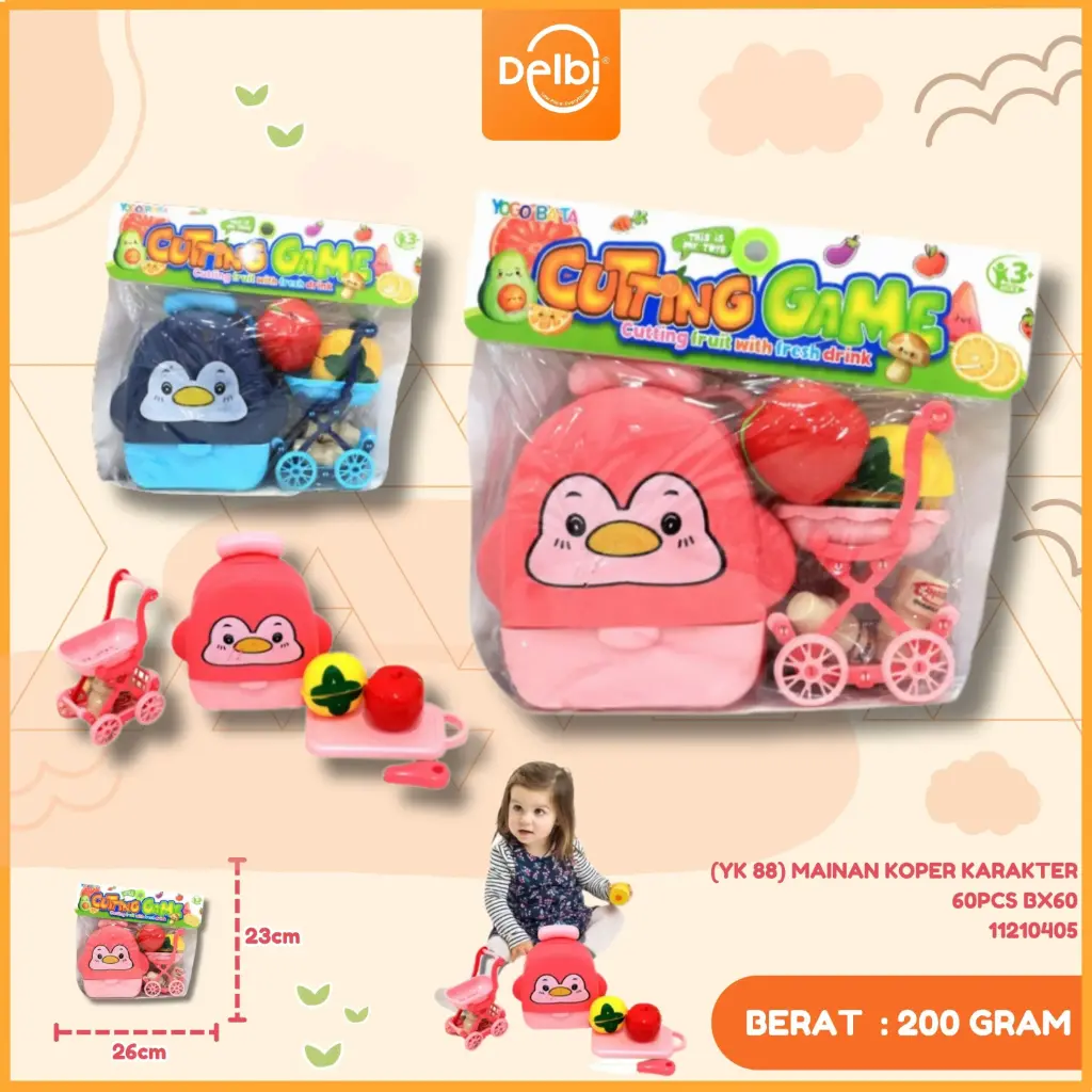 [11210405] (YK 88) MAINAN KOPER KARAKTER 60PCS BX60