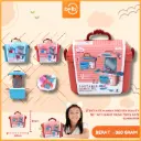 (T2117-A/B) MAINAN DRESSER BEAUTY SET WITH LIGHT MUSIC 72PCS BX72