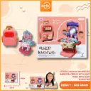 (T2130-1) MAINAN 3IN1 DRESSER MAKEUP BACKPACK WITH LIGHT MUSIC 24PCS BX24