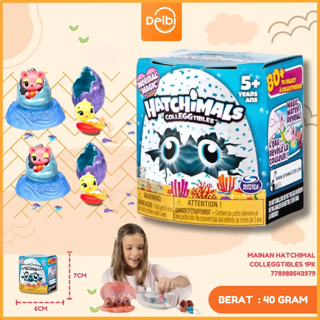MAINAN HATCHIMAL COLLEGGTIBLES 1PK
