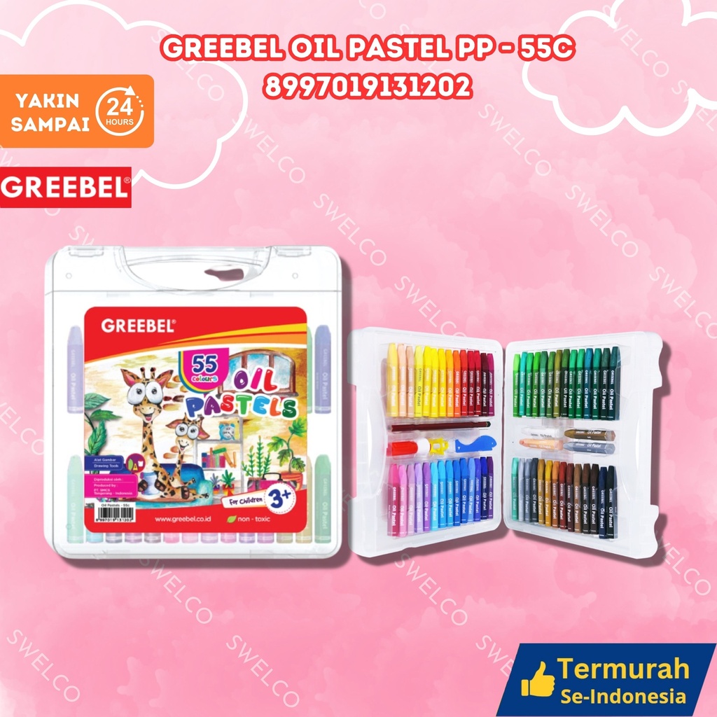 GREEBEL OIL PASTEL PP 55C CRAYON CAT MINYAK BX24