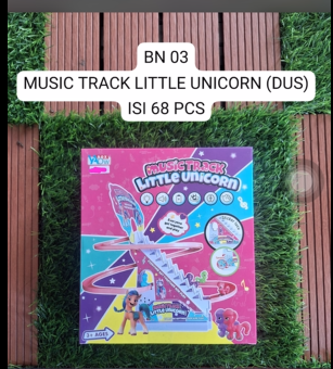 [BN 03] MAINAN TRACK LITTLE UNICORN 68PCS BX66
