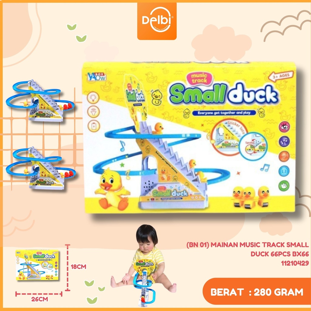 (BN 01) MAINAN MUSIC TRACK SMALL DUCK 66PCS BX66