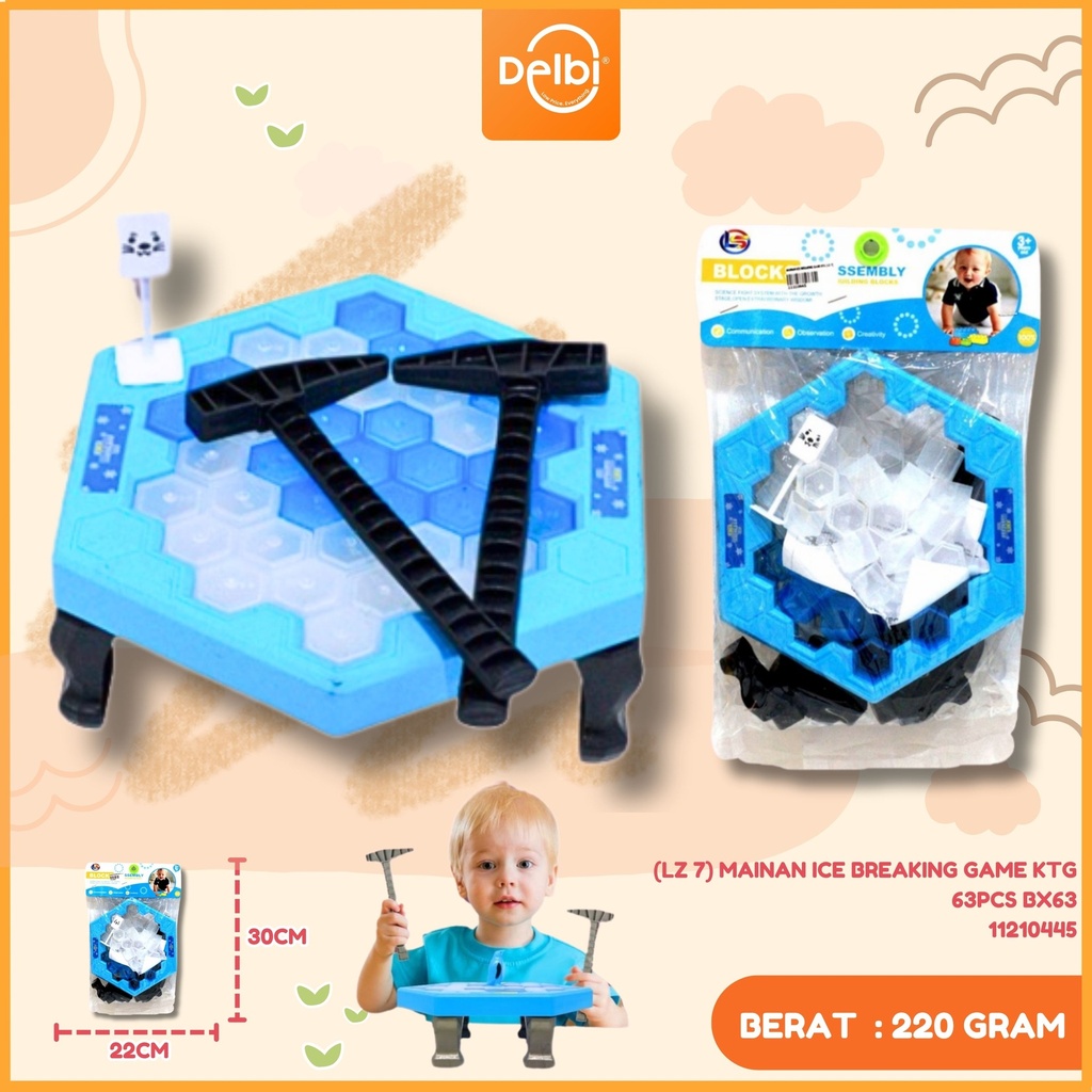 MAINAN ICE BREAKING GAME KTG 63PCS BX63