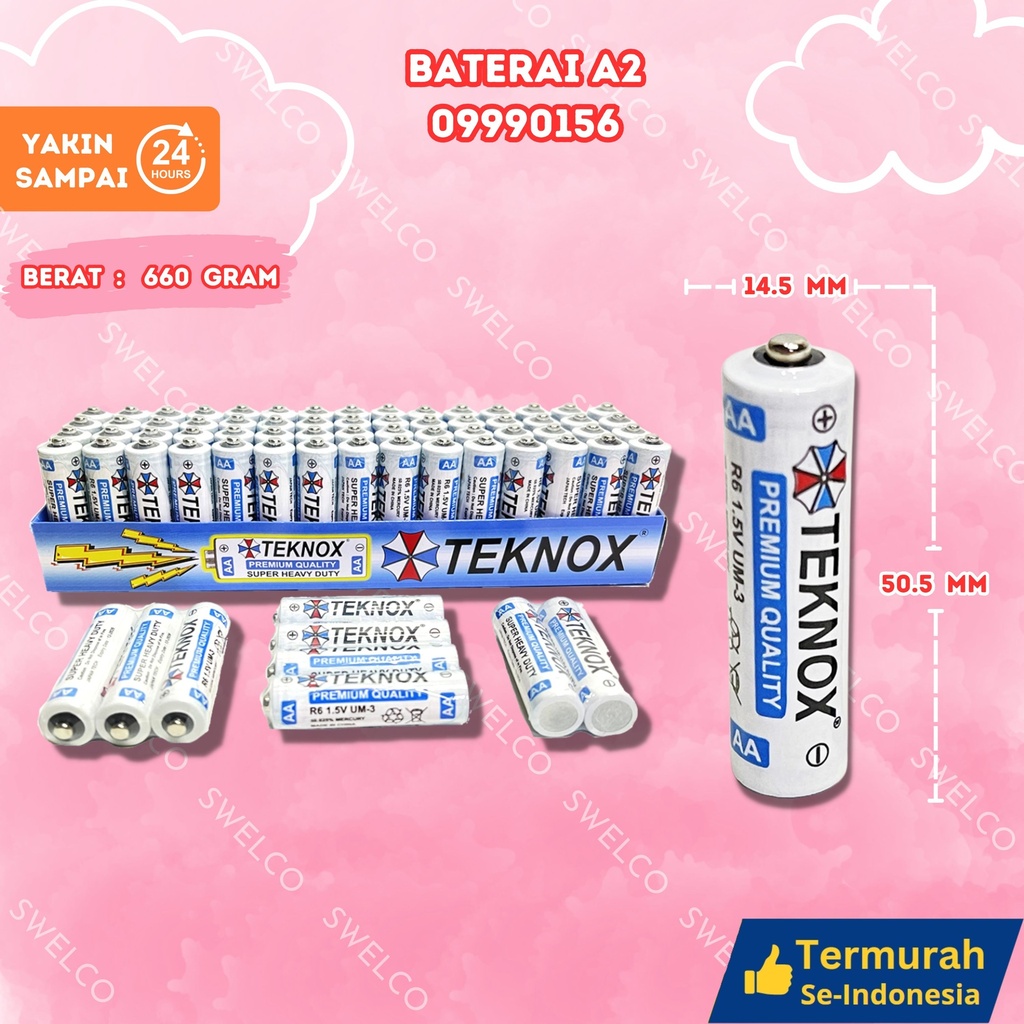 BATERAI A2 4Pcs BESAR ISI 4