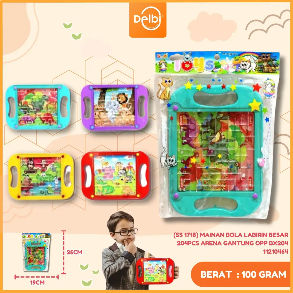 [SS 1718] MAINAN BOLA LABIRIN BESAR 204PCS ARENA GANTUNG OPP BX204