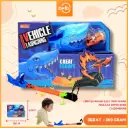 (8849) MAINAN EJECTION SHARK RAILCAR 60PCS BX60