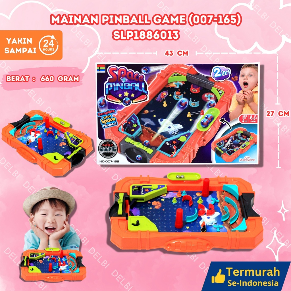 (007-165) MAINAN PINBALL GAME 24PCS BX24