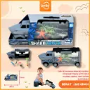 (168-1B) MAINAN SPRAYED SLIDED STORAGE TRUCK WITH 4PCS MARINE ANIMAL 96PCS BX96