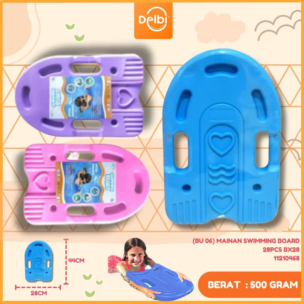 [11210468] (BU 06) MAINAN SWIMMING BOARD 28PCS BX28