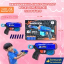 (JLX7240) MAINAN MANUAL SINGLE SHOT SOFT BULLET GUN 144PCS TEMBAK PISTOL PELURU DUS BX144