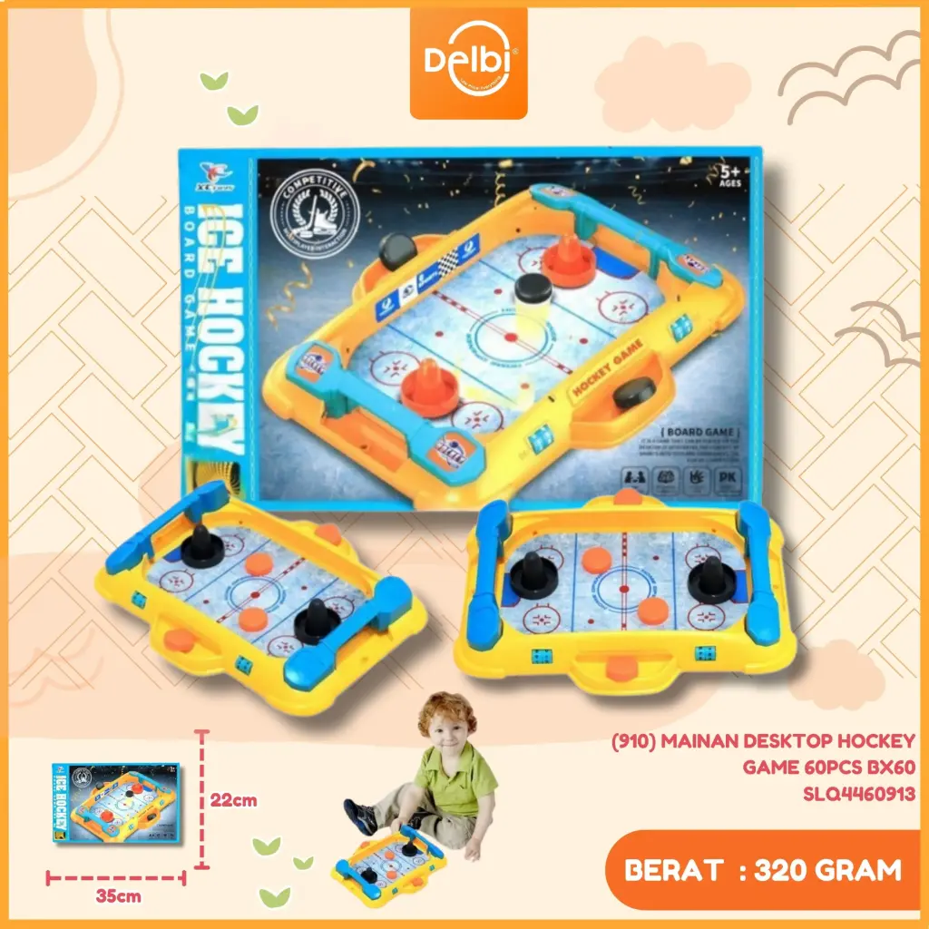 [SLQ4460913] (910) MAINAN DESKTOP HOCKEY GAME 60PCS BX60