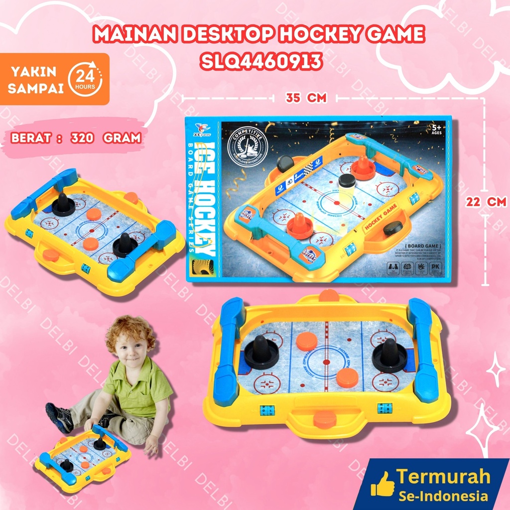 (910) MAINAN DESKTOP HOCKEY GAME 60PCS BX60