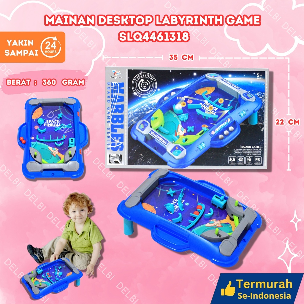 (915) MAINAN DESKTOP LABYRINTH GAME 60PCS BX60