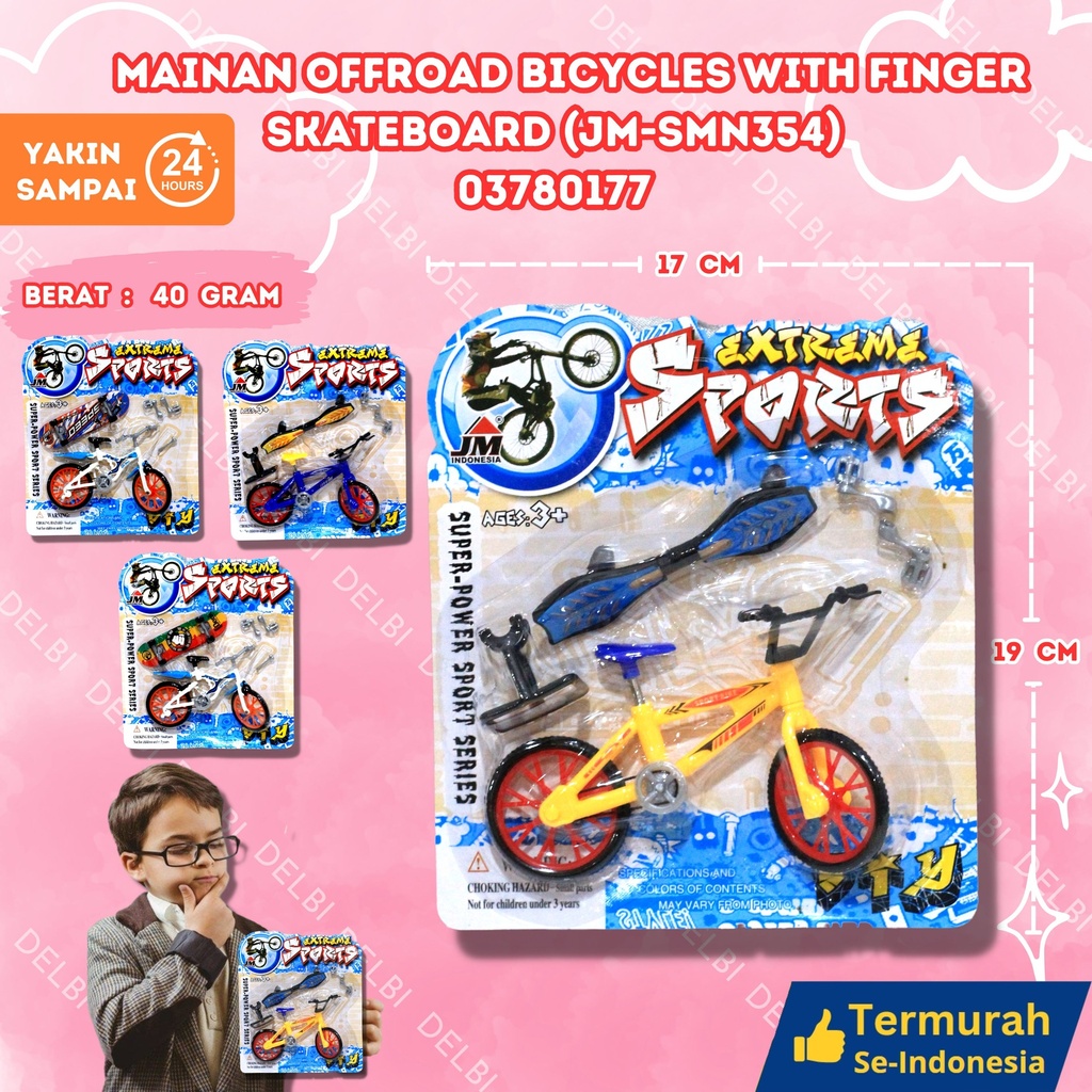 (JM-SMN327 MAINAN OFFROAD BICYCLES WITH FINGER SKATEBOARD (360PCS (BX-670A) BX360