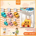 (AU 12) MAINAN SCHOOL BUS WATER 58PCS OPP DISPENSER SEKOLAH MOBIL AIR BX58