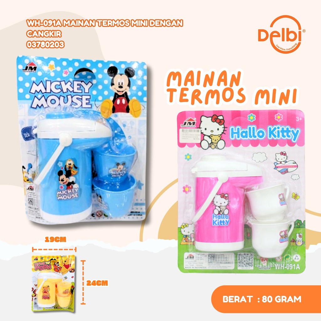 WH-091A MAINAN TERMOS MINI DENGAN CANGKIR