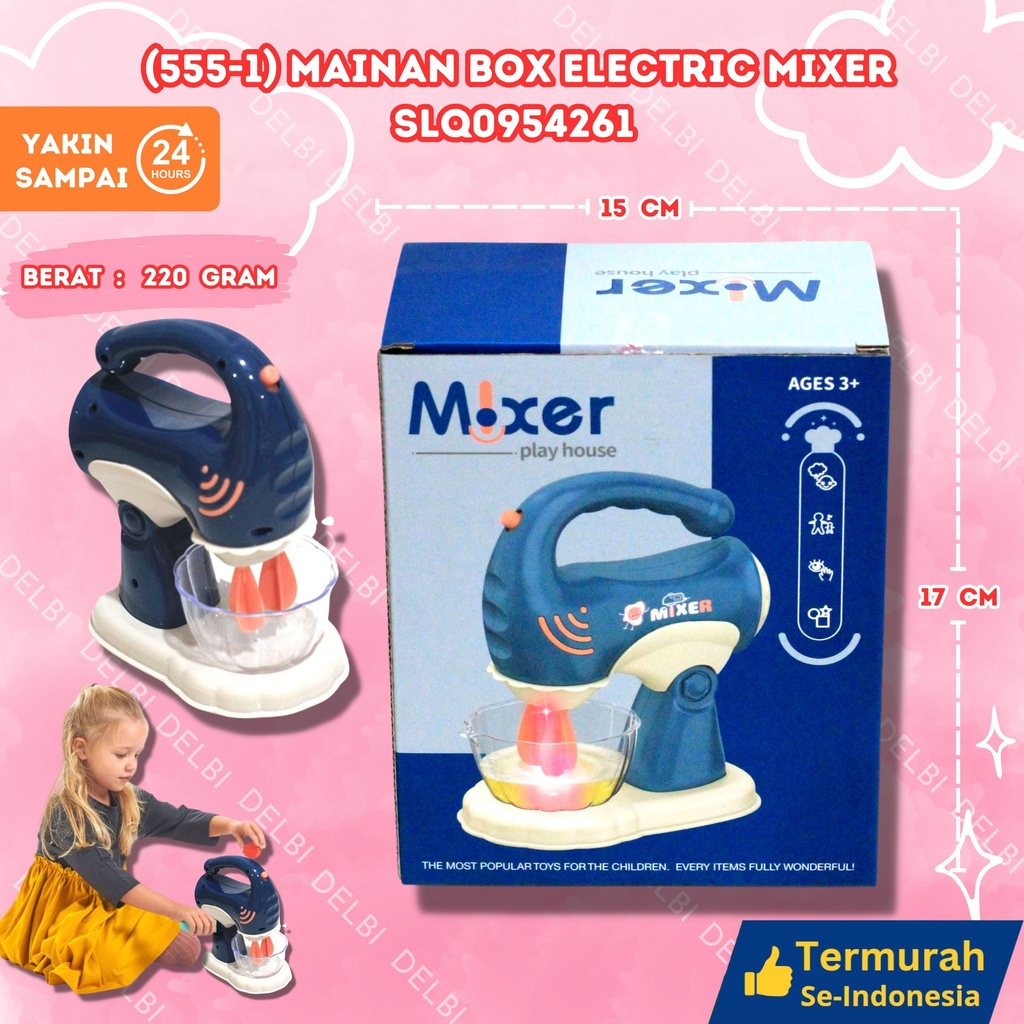 (555-1) MAINAN BOX ELECTRIC MIXER 96PCS BX96