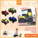 (M31-1) MAINAN ELECTRIC STUNT FARM TRUCK 240PCS ENGINEERING MOBIL PROYEK KECIL BX240