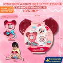 (688-133A) MAINAN CARTOON SHOULDER BAG BEAUTY SET COMBINATION 60PCS MAKEUP MAKE UP KECANTIKAN BX60