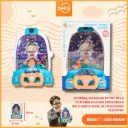 (ZY2850A) MAINAN ELECTRIC BEAN CATCHING MACHINE 24PCS BESAR BOLA ARENA MOBIL SETIR DUS BX24