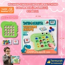(JM-SMN133) MAINAN SINGLE DINOSAUR MATCHING COLOR BOX 180PCS STRATEGI DINOSAURUS COLORBOX BX180