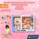 (096-22) MAINAN LIGHT DRUM WASHING MACHINE WITH IRON, LAUNDRY DUS CLEANING KEBERSIHAN BX45