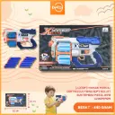 (JLX7241) MAINAN MANUAL CONTINUOUS FIRING SOFT BULLET GUN TEMBAK PISTOL BX48