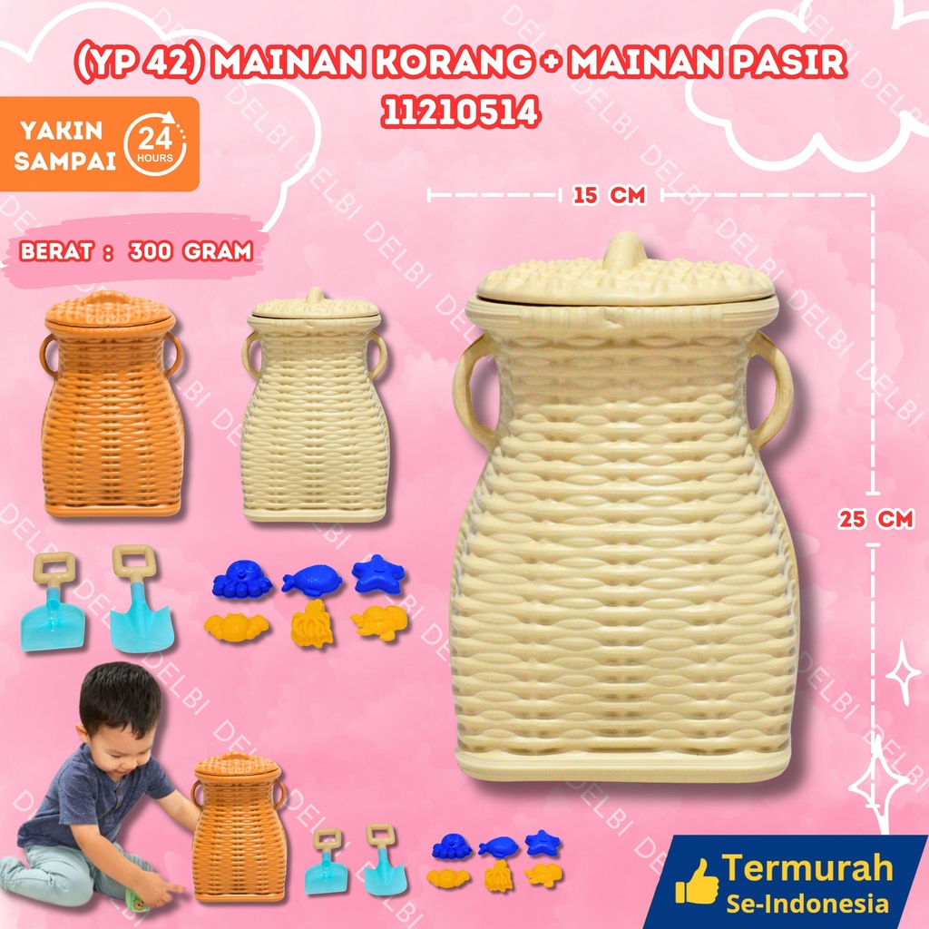 (YP 42) MAINAN KORANG + PASIR 42PCS cetakan space sand BX42