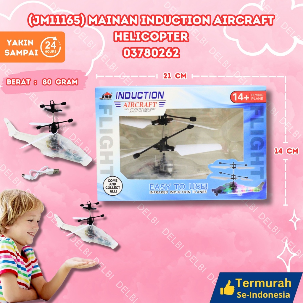 (JM11165) MAINAN INDUCTION AIRCRAFT HELICOPTER 120PCS LAMPU TRANSPARENT BX120