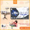 (JM22071) MAINAN JAZZ DRUM FIVE SET ISI 60PCS ALAT MUSIK BX60