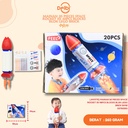 (JM11775) MAINAN 20 PIECES SPACE ROCKET ISI 48PCS BLOCKS BLOK LEGO BRICK BX48