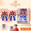 (JM22252) MAINAN ROBOT OPTIMUS WINDOW BOX ISI 72PCS TRANSFORMABLE MOBIL BERUBAH BX72