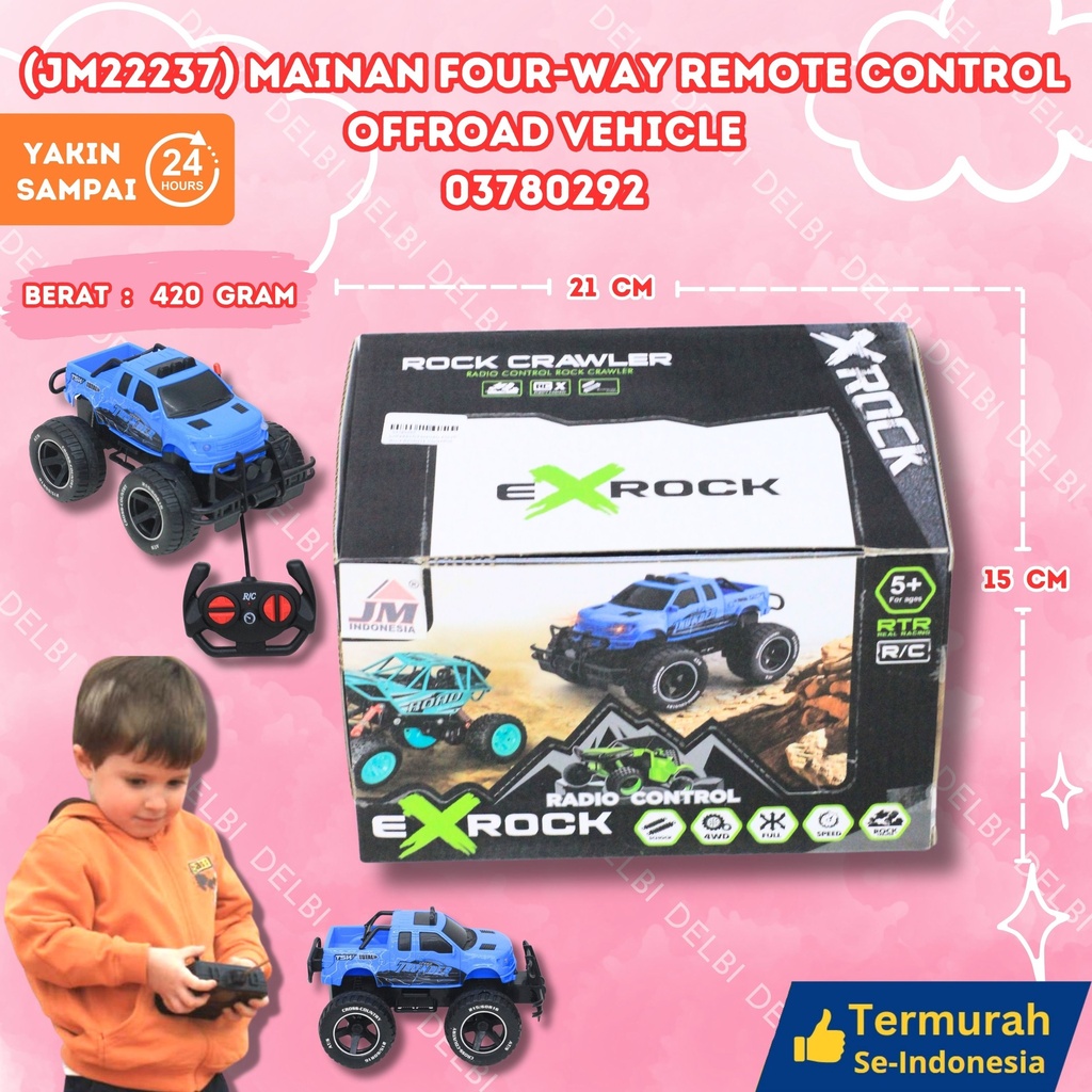 (JM22237) MAINAN FOUR-WAY REMOTE CONTROL OFFROAD VEHICLE ISI 60PCS MOBIL FOURWAY RC BX60