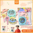 MAINAN RATTLE MIX DRUM 120PCS ALAT MUSIK RATLLE GENDANG KERINCING BX120