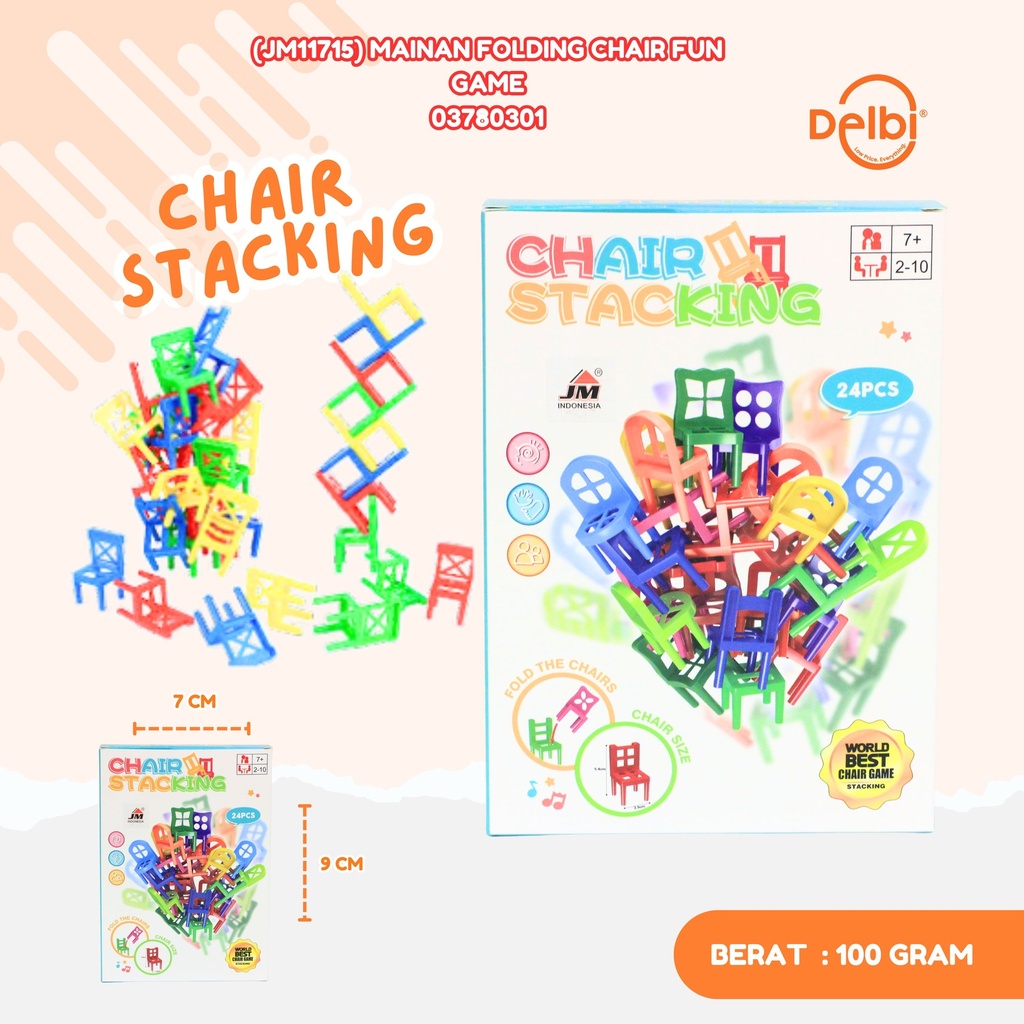 (JM11827) MAINAN FOLDING CHAIR FUN GAME BX144