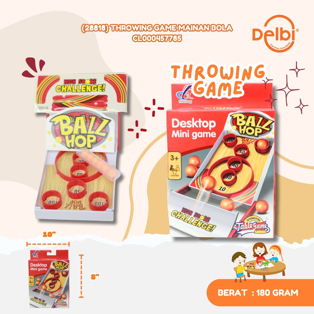 (28818) THROWING GAME MAINAN BOLA