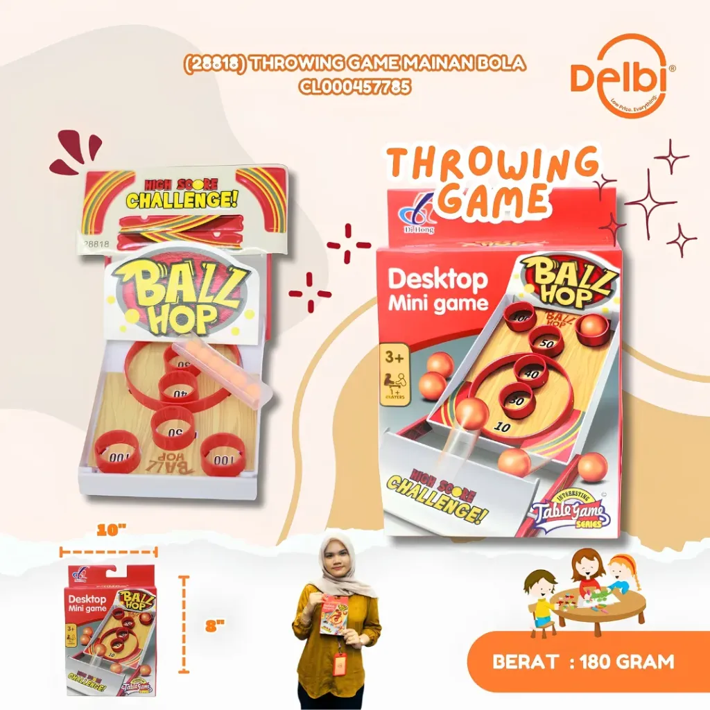 (28818) THROWING GAME MAINAN BOLA