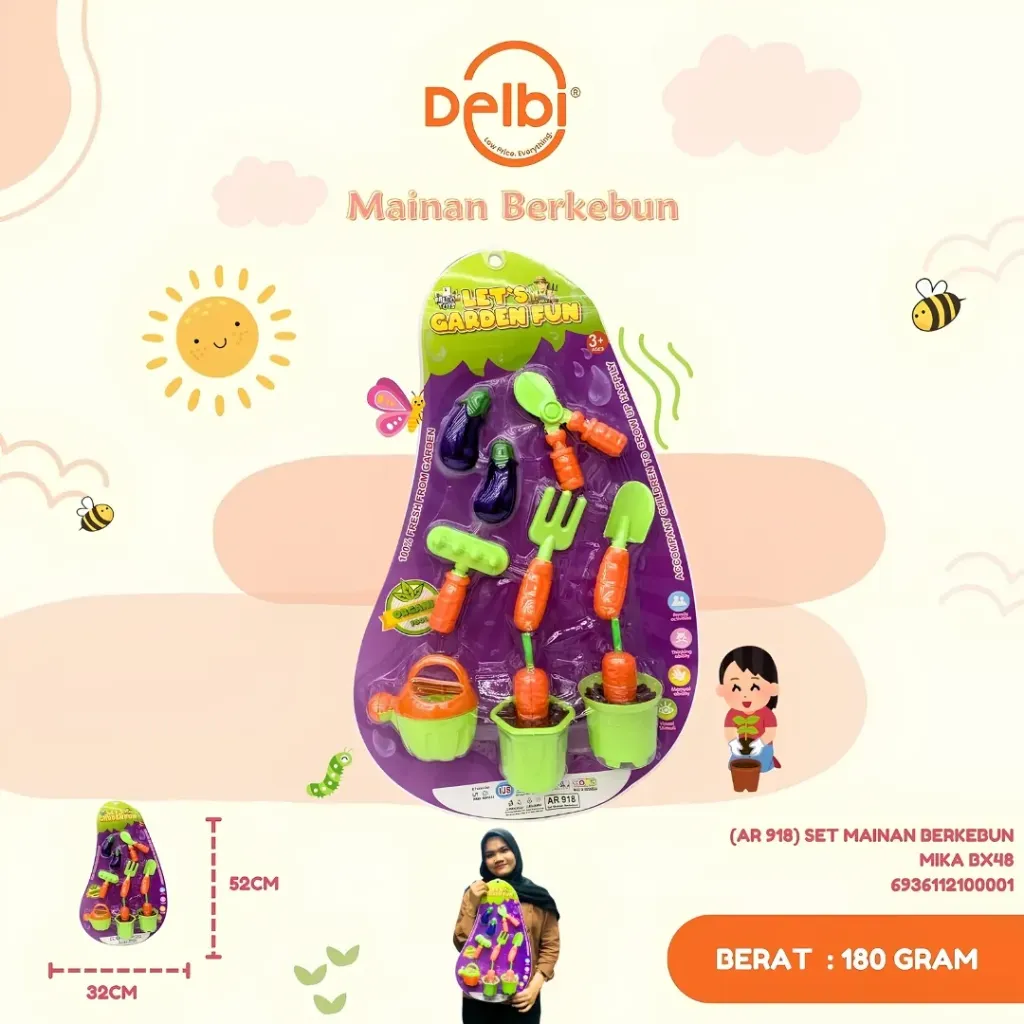 SET MAINAN BERKEBUN MIKA BX48