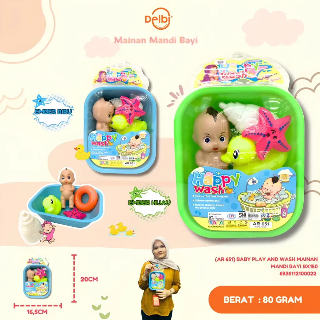 BABY PLAY AND WASH MAINAN MANDI BAYI BX150