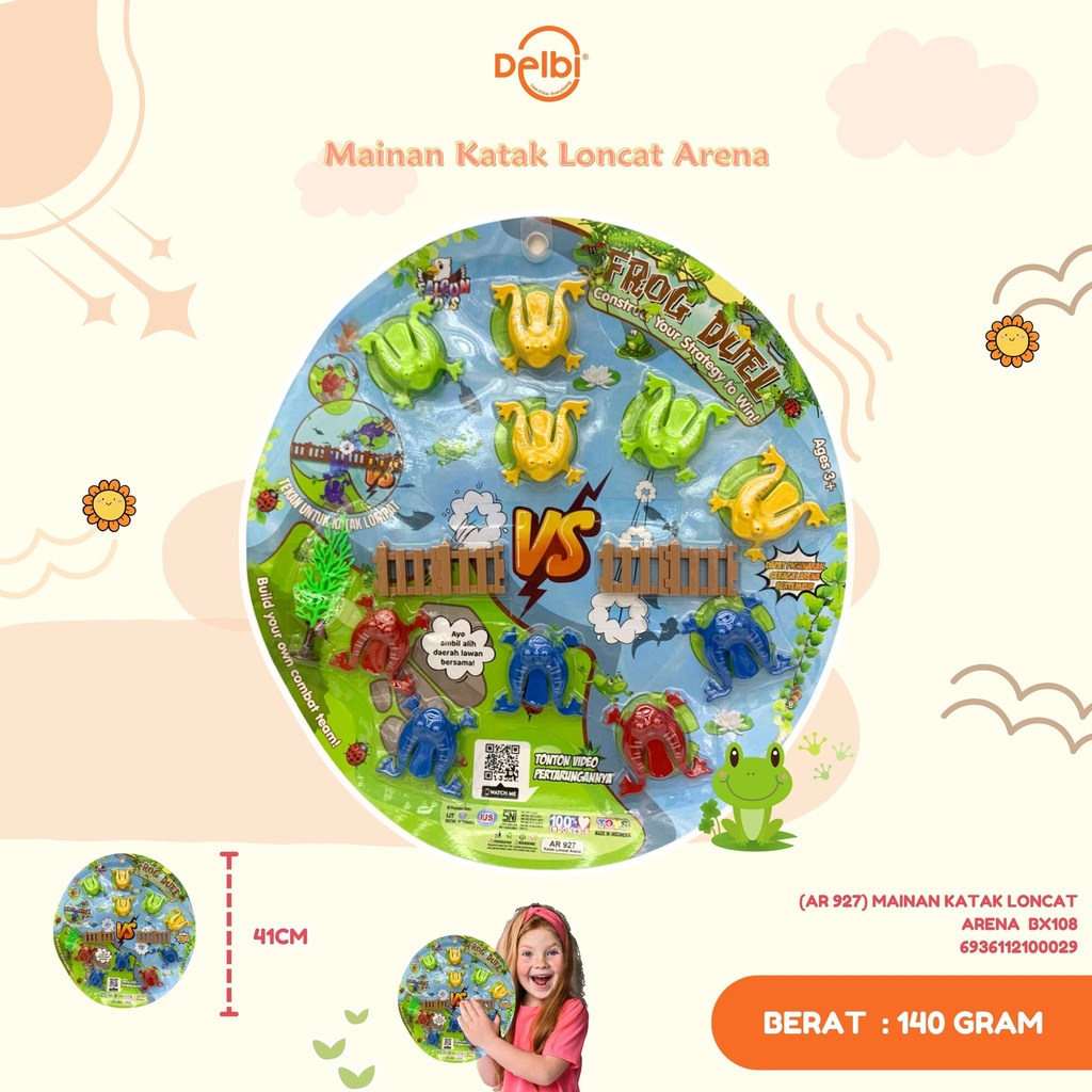 (AR 927) MAINAN KATAK LONCAT ARENA  BX108