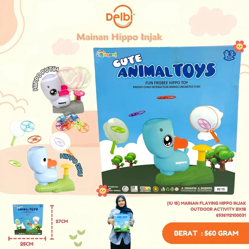 MAINAN FLAYING HIPPO INJAK OUTDOOR ACTIVITY BX18