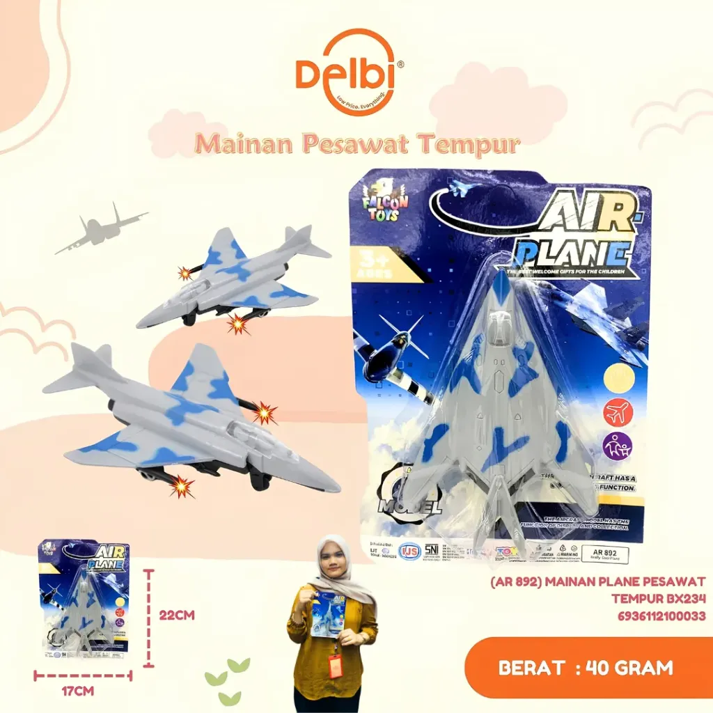 [AR 892] MAINAN PLANE PESAWAT TEMPUR BX234