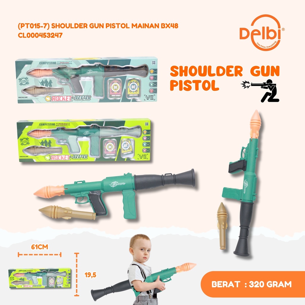 (PT015-7) SHOULDER GUN PISTOL MAINAN BX48